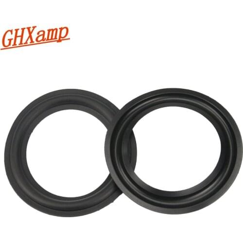 GHXAPM 4" inch 98mm Woofer Speaker Rubber Surround Suspension edge Bass Speaker repair Replacement Parts Universal 2PCS
