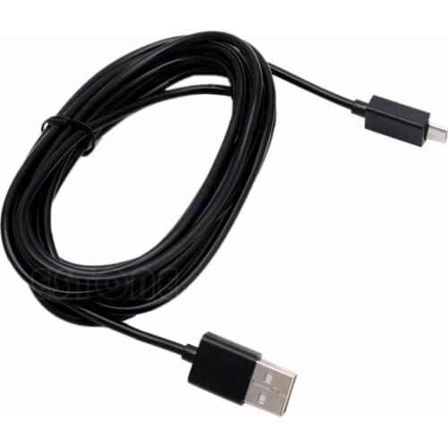 USB Charge 3 Meter Micro Charging Power Cable Cord For PS4 Xbox One Controllers Black - L060 New hot