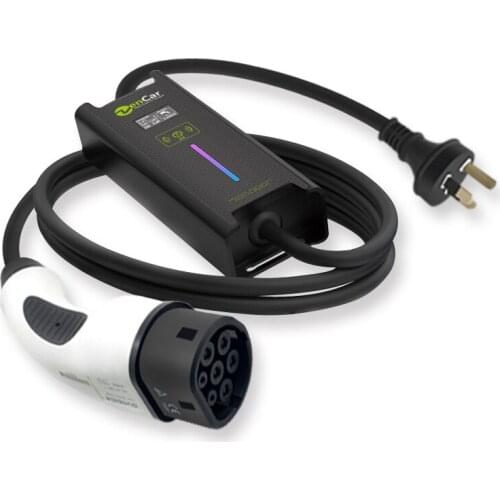 Zencar Current Adjustable Type 2 15A evse controller with AU NZ plug