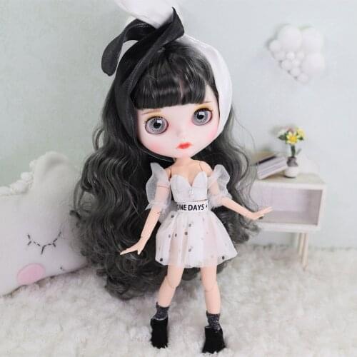 ICY DBS Blyth Doll COMBO Wonderland Girl carved lips white skin Joint body Neo 1/6 BJD ob24 anime girl