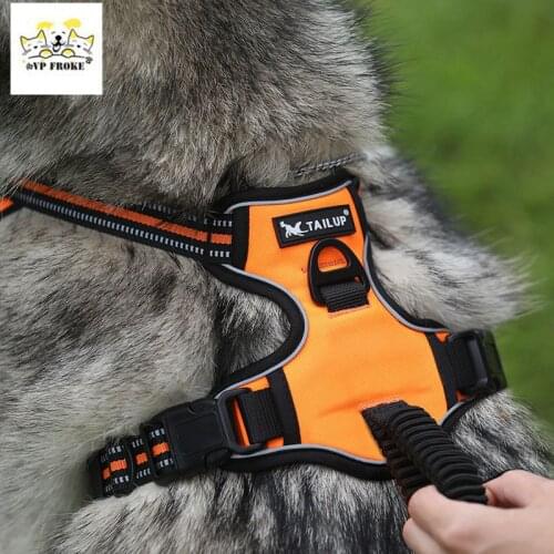 Fashionable Simple Pet Medium Large Dogs Explosion-Proof Dog Harness Traction Collar Reflective Belt Go Out Walking Chest Coat
