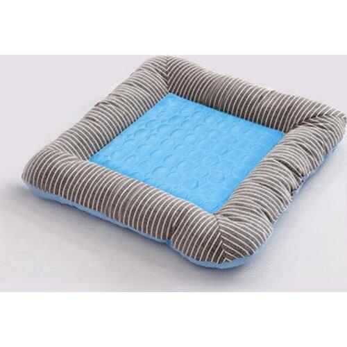 Pet Cooling Mat Puppy Cat Dog Summer Ice Silk Cool Ice Pad Mat Bed Blanket for Kitten Puppy Sleeping Playing Relaxing 70x55cm