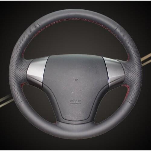 Car Braid On The Steering Wheel Cover for Hyundai Elantra 2008-2010 Auto Steering Wheel Cover Car-styling Interior Accessories