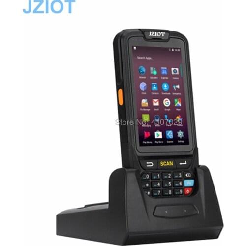 PDA Scanner Industrial IP65 Rugged Warehouse 2D QR code 1D Laser scanner PDA Handheld Android Barcode Scanner terminal
