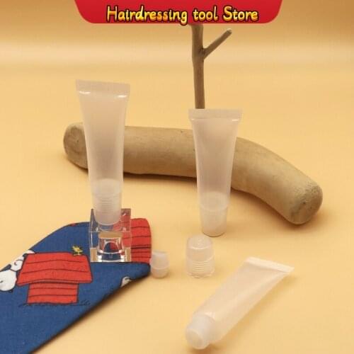 10ml 15ml Empty Lip Gloss Tubes with Funnels Clear Soft Lip Gloss Container Refillable Lipgloss Tubes for DIY Cosmetic Makeup