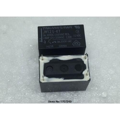 Free Shipping DHL 100% new original FUJITSU power relay 100pcs/lot JV12S-KT 12V/5A/4PIN