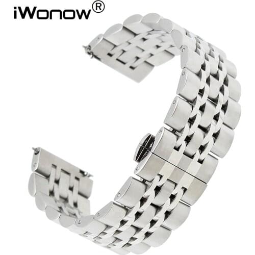18mm 20mm 22mm Quick Release Stainless Steel Watchband for Omega Tissot Longines Mido Hamilton Watch Band Wrist Strap Bracelet