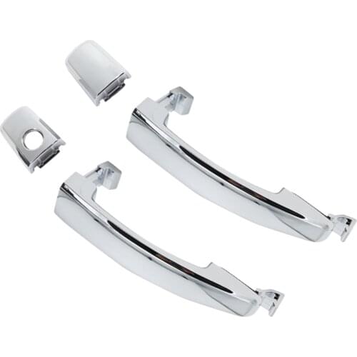 CHROME EXTERIOR DOOR HANDLE FOR CHEVROLET CAPTIVA 2006-2015 FR:96468266 FL:96468254