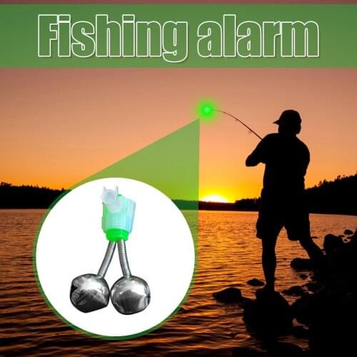 10pcs/Set Spiral Bells Fishing Bite Alarms Outdoor Night Carp Fishing Rod Tip Clips Tackle Tool Accessories