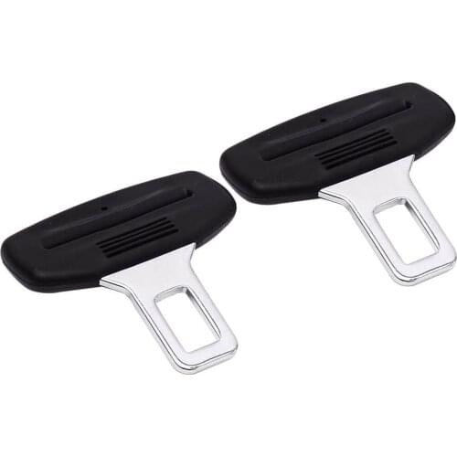 1Pair Seat Belt Clip Universal Car Safety Buckle Seat Belt Clip Insert Alarm Stopper Clamp
