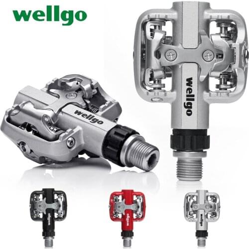 Wellgo WM001 Self-Locking pedals mtb bike clipless pedal Magnesium Alloy MTB Bicycle Pedals