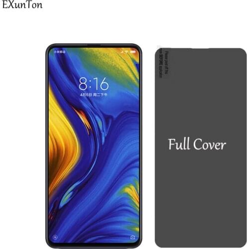 Full Cover Anti Spy Tempered Glass for Xiaomi Mi Mix 3 Play Privacy Screen Protector for Xiaomi Mi Max 3 Play Anti Glare Film