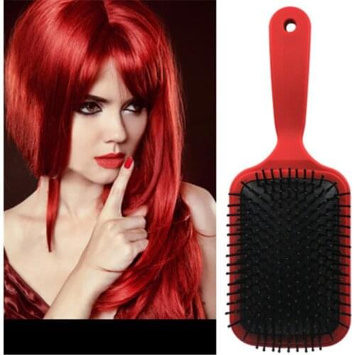 Ladys Hair Brush Hair Scalp Massage Comb Fashion Women Wet Detangle Curly Hair Brush Salon Hairdressing Styling Curly Hair Comb