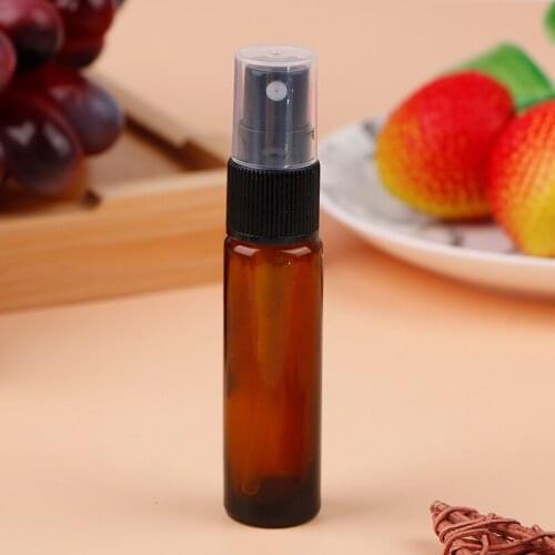 10ML Mini Empty Glass Bottle Spray Perfume Cologne Refillable Travel Organizer