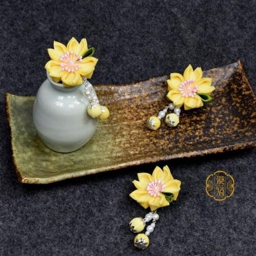 Hand-Made Costumes Accessories Lolita Lovely Kimono Cherry Headdress Headwear H