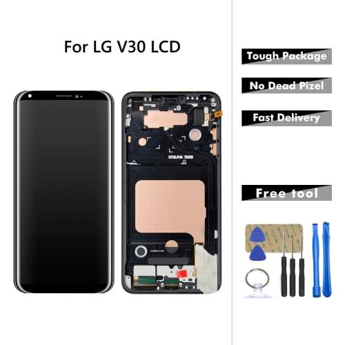 AMOLED For LG V30 H930 LCD Display Touch Screen Digitizer Assembly with frame LCD VS996 LS998U H933 LS998U