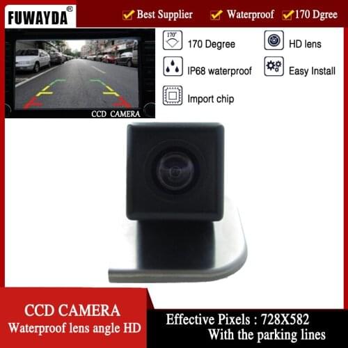 FUWAYDA Car Rear view camera Color Night Version 170 Reverse Backup HD CCD Camera for 2012 Ford Focus Hatchback / Sedan