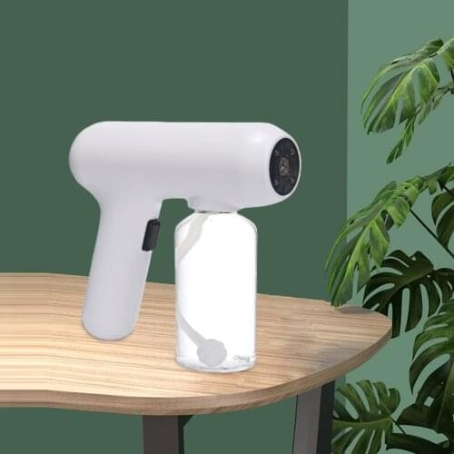 Wireless Disinfection Sprayer Handheld Portable USB Rechargeable Nano Atomizer Home Purple Light Sterilization Sprayer Hot Sale