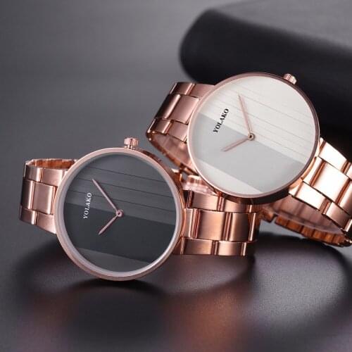 Relogio Feminino Womens Watches Simple Fashion Women Rose Gold Wrist Watch Luxury Ladies Watch Women Bracelet Reloj Mujer Clock