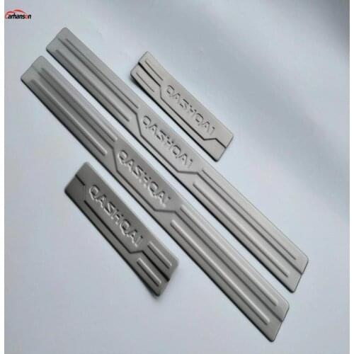For Car Styling Accessories Nissan Qashqai J11 2017 Door Sill Scuff Plate Guard Stainless Door Sills Protector Sticker 2015 2019