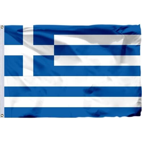 Greece Flag 120 x 180 cm 100D Polyester Large Big Greek Flags And Banners National Flag Country Banner