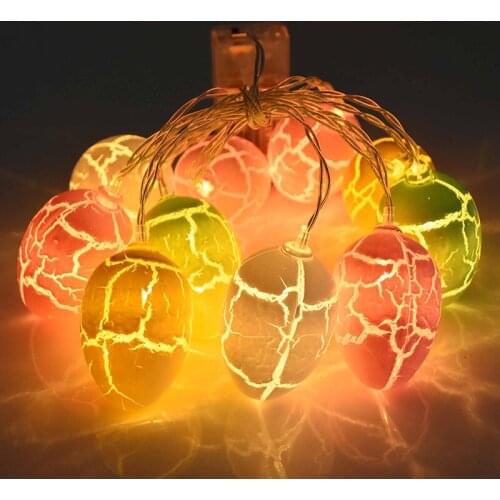 Easter Egg Rabbit Led String Light DIY Happy Easter Party Home Decoration Light Garland Outdoor Holiday Wedding Hanging Ornament