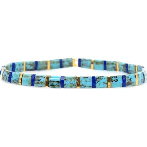 Bohemian Handmade Colorful Miyuki Beach Bracelets For Women Tila Beads Jewelry