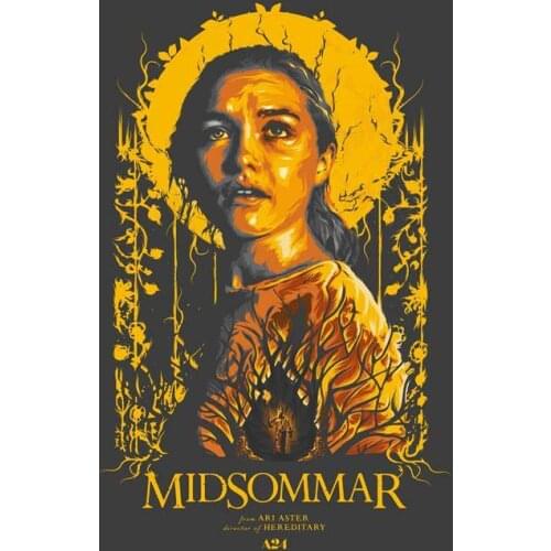 Lot style Choose MIDSOMMAR HORROR Movie Art Not War Bar Art print Silk poster Home Wall Decor