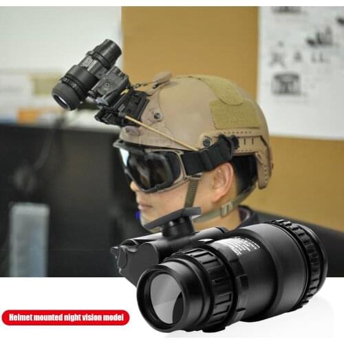 Monocular Night Vision Model No Function for Airsoft Paintball Game Durable ABS Plastic Hunting Helmet Accessories