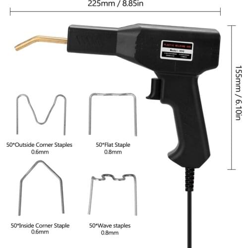Plastic Welder Garage Tools Handy Hot Staplers Machine PVC Plastic Repairing Machine Car Bumper Repairing Stapler Welding Tool