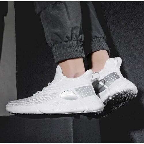 Sports Shoes For Men Hip Hop Men Shoes White Trainers Footwear Mens Sneakers Style Summer Mens Platform Man Sport