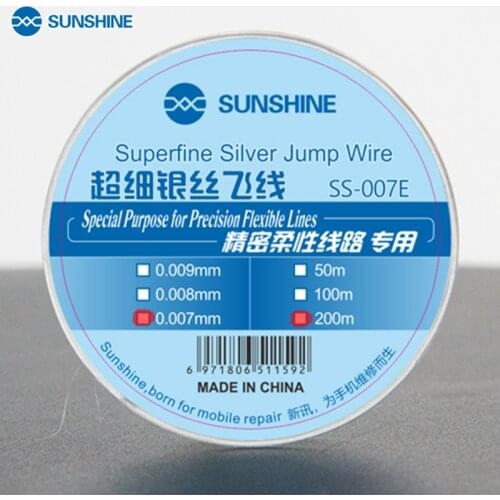 SUNSHINE SS-007E Flying Line Jump Wire 0.007mm For Mobile Phone CPU Fingerprint Touch Dedicated Repair Flying Line