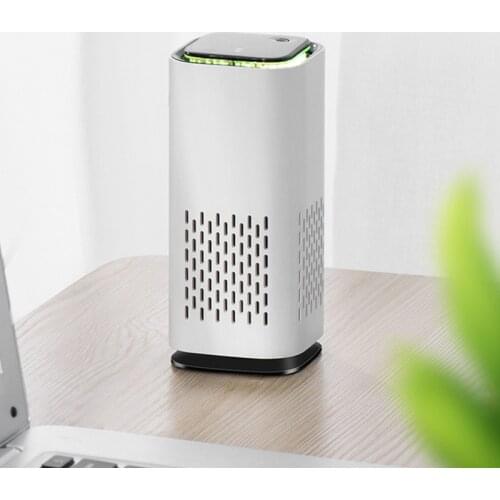 Air Purifier Home Filters USB Mini Low Noise Car Air Purifier with Night Light Desktop Dust Smoke Remover Car Accessories