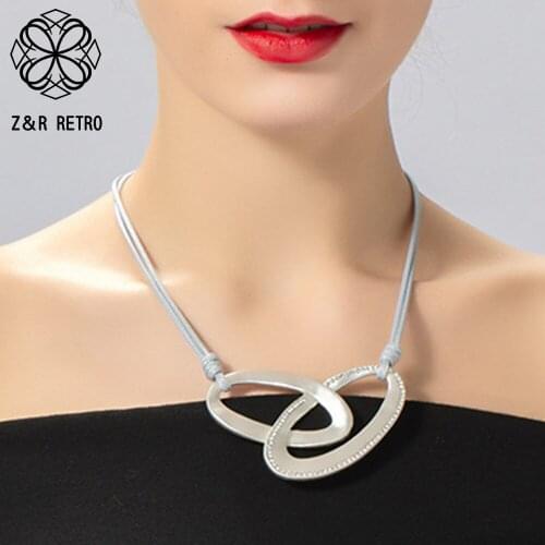 2021 Geometric Choker Necklace Vintage Chains Around the Neck Pendants for Women Body Deocrative Jewelry Suspension Accessories