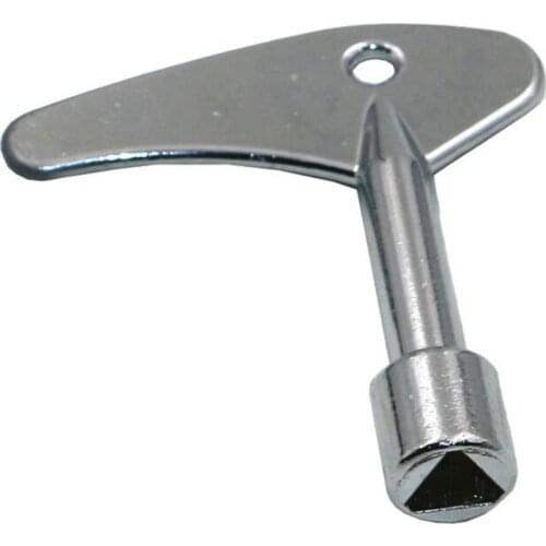 1PCS Single Inner Triangular Key Multi-purpose Elevator Key Inside Triangle Water Meter Valve Key Anti-rust Zinc Alloy