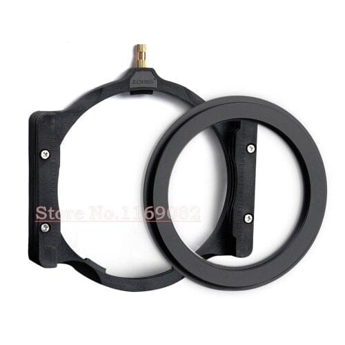 2 in 1 100mm Filter Holder + Multifunctional Square Filter 67 72 77mm Ring Adapter for Cokin P Series 100MM*100MM 100MM*150 FS