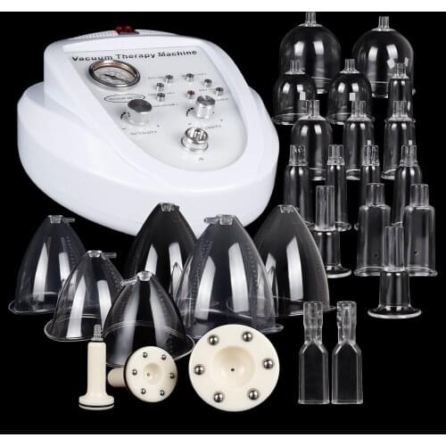 24Buttocks Lifter Cup Vacuum Breast Enlargement Bust Enhancement Pumps Therapy Cupping Massager Bigger Butt Hip Enhancer Machine