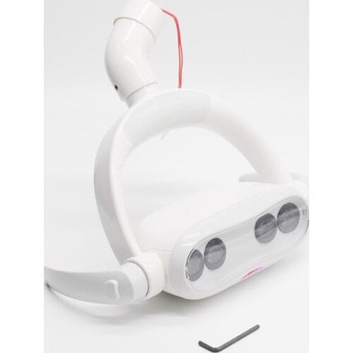 4 Bulb Dental LED Oral Light Lamp For Dental Unit Chair Ceiling Type 1Set Oral Light Joint 22mm