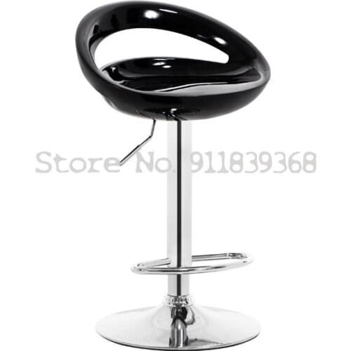 Bar Chair Modern Simple Bar Chair Lift Rotating High Chair High Stool Household Back Bar Stool