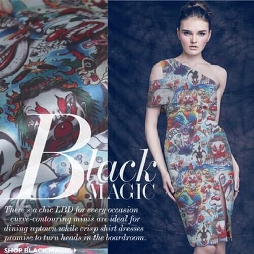 Free shipping! Silk organza satin material luxury digital painting senior custom silk fabrics