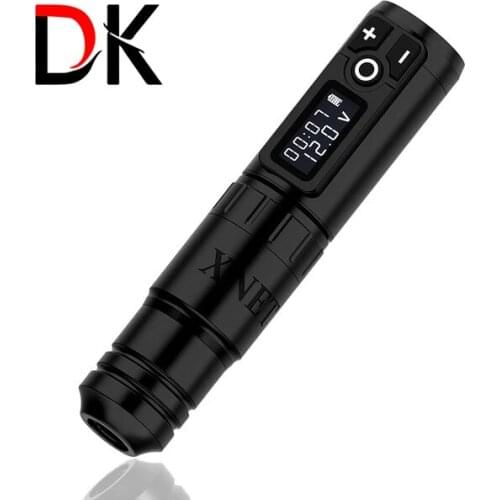 DK Flamingo Wireless Tattoo Pen Machine Brushless Motor 1950 mAh Lithium Battery Fast Charge for Travel Portability