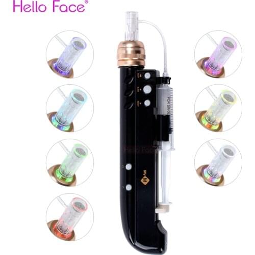 Derma Pen myM Auto Microneedling Phototherapy Equipment Smart Injection With 7 Color Light