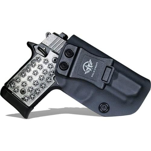 POLE.CRAFT P938 Holster IWB Kydex Holster Custom Fit: Sig Sauer P938 Pistol - Inside Waistband Concealed Carry