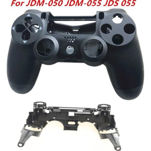 Front Back Housing Shell Case For PS4 JDM-050 JDM-055 JDS 055 JDS 050 Controller With R1 L1 Key Holder Support Inner Frame