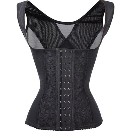 Steampunk waist trainer corset Corset steampunk gothic waist trainer sexy corselet Bustier corset corselet waist trainer women