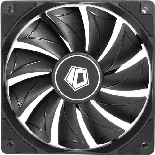 ID-COOLING 4 Pin 120mm Desktop Chassis Fan DC 12V Computer PC Case PWM Cooling Cooler Ventilador for Water Cooling