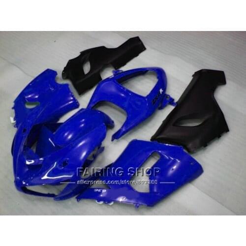 Fashion!! Fairing kit zx6r 05 06 2005 2006 Injection Fairings For Kawasaki Ninja / dark blue /EMS free v85