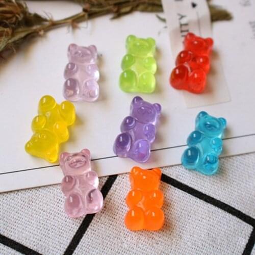 Flatback Mobile Phone Shell Material Slime Filler Jewelry Accessories Food DIY Home Decor QQ Gummy Candy Resin Sugar Dollhouse