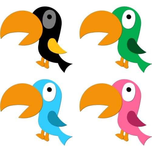 New parrot Wooden die Scrapbooking C-142-2 Cutting Dies Compatible with most die cutting machines