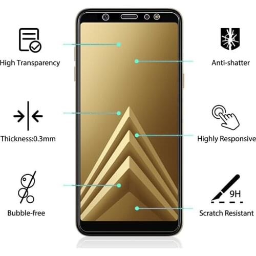 POPSPARK Samsung Galaxy A8 Screen Protectors